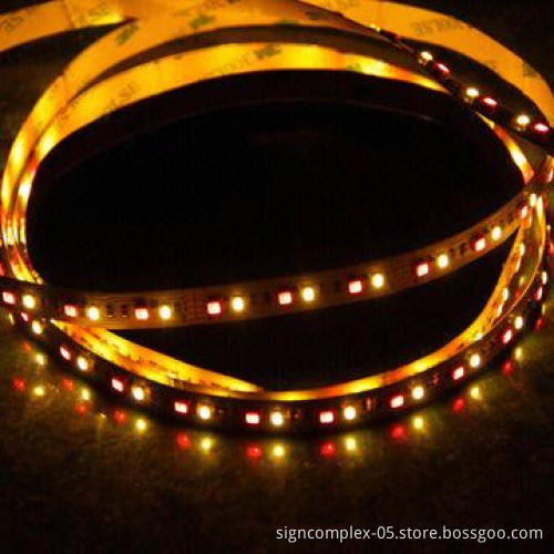 RGB LED Strip with 900 pieces 3528 SMD, 3020 top LEDs and No need of constant current power feed